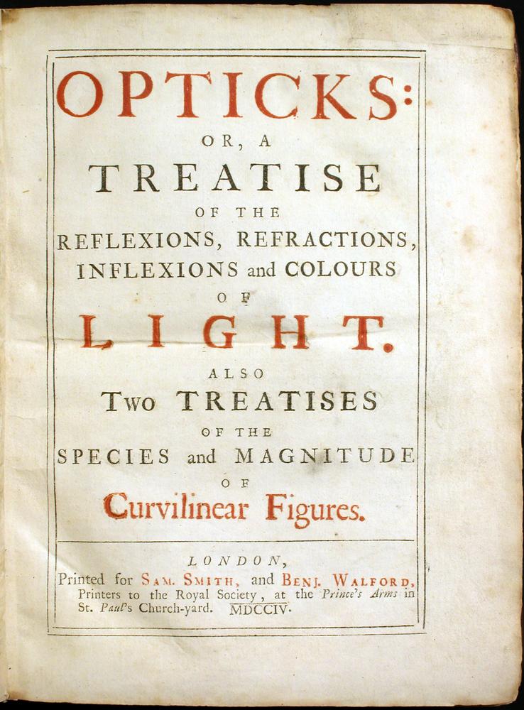 Opticks - Isaac Newton